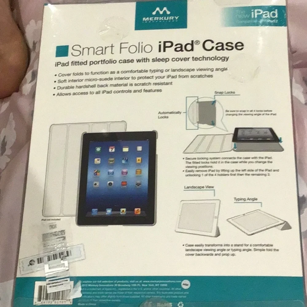 New merkury innovations smart folio for ipad air Pink